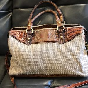 Brahmin satchel tan